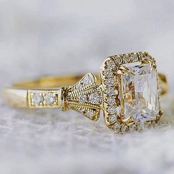 cluster rings fashion gold color inlaid cubicle zircon engagement ring for women jewelry hand accessories size 6-10, Golden;silver
cluster rings fashion gold color inlaid cubicle zircon engagement ring for women jewelry hand accessories size 6-10, Golden;silver