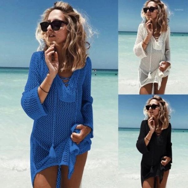 women's swimwear arrivals beach cover up crochet white dress ladies bathing suit ups tunic saida de praia #q188, White;black
women's swimwear arrivals beach cover up crochet white dress ladies bathing suit ups tunic saida de praia #q188, White;black