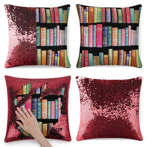pillow case bookworms delight / antique book library for bibliophile shimmer sequins glitter pillowcase vintage bookshelf retro
pillow case bookworms delight / antique book library for bibliophile shimmer sequins glitter pillowcase vintage bookshelf retro