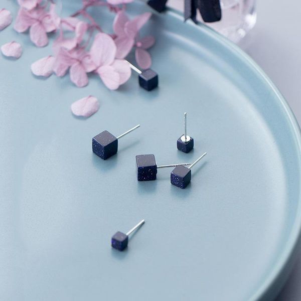 stud real 925 sterling silver square earrings for fashion women party punk fine jewelry geometric minimalist accessories, Golden;silver
stud real 925 sterling silver square earrings for fashion women party punk fine jewelry geometric minimalist accessories, Golden;silver