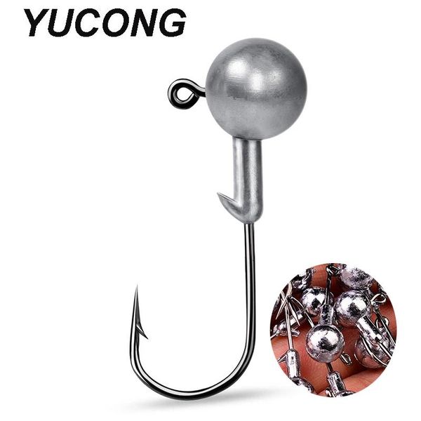 fishing hooks yucong 1lot jigs 2g-3.5g-5g-7g-10g-14g jigging head fishhooks for soft bait barbed mustad tackle
fishing hooks yucong 1lot jigs 2g-3.5g-5g-7g-10g-14g jigging head fishhooks for soft bait barbed mustad tackle