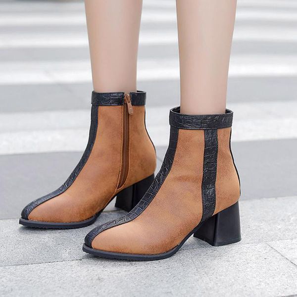 boots sagace fashion women's ankle square heels shoes with zipper casual short elegant boot botines mujer plus size 35-43 jul29, Black
boots sagace fashion women's ankle square heels shoes with zipper casual short elegant boot botines mujer plus size 35-43 jul29, Black