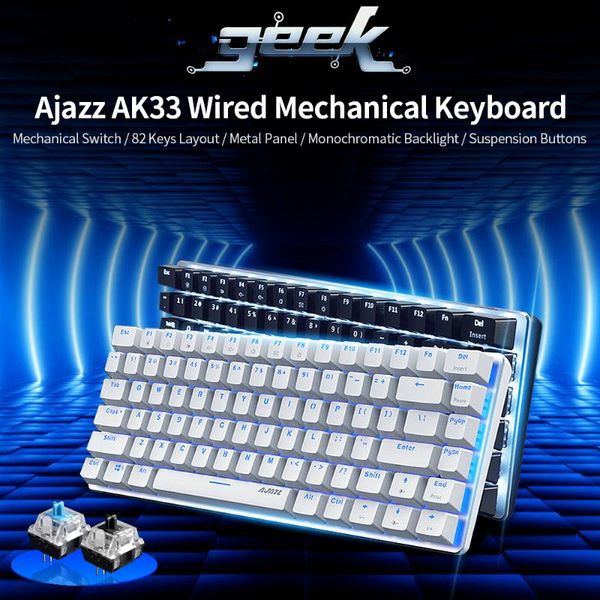 keyboards ajazz ak33 linear action mechanical keyboard gaming e-sport 82 keys usb wired anti-ghosting for pc lapdesktop
keyboards ajazz ak33 linear action mechanical keyboard gaming e-sport 82 keys usb wired anti-ghosting for pc lapdesktop