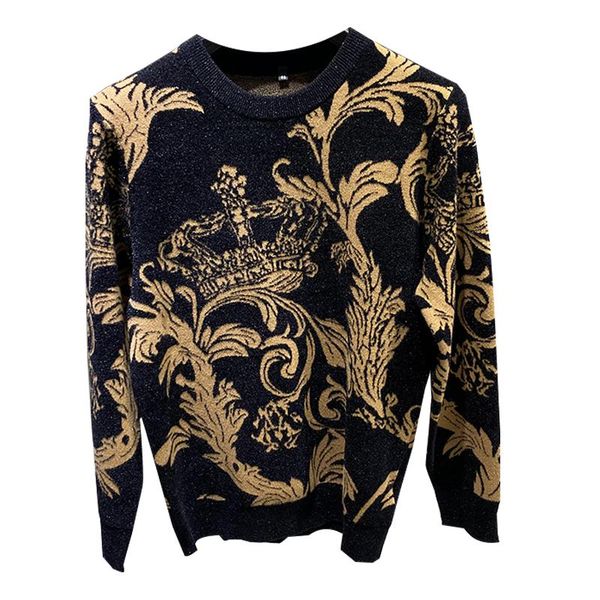 fashion men's sweaters z1191 2021 runway european design party style men's clothing, White;black
fashion men's sweaters z1191 2021 runway european design party style men's clothing, White;black