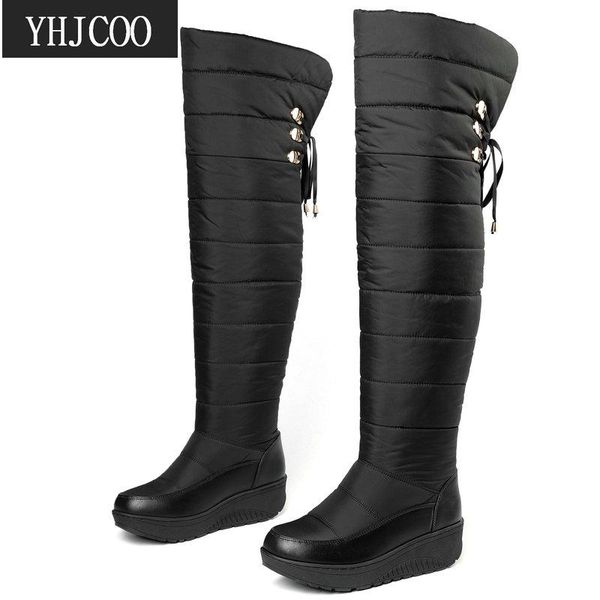 boots 2021 fashion women winter warm long over the knee comfort soft thick sole platform snow shoes woman's 43, Black
boots 2021 fashion women winter warm long over the knee comfort soft thick sole platform snow shoes woman's 43, Black