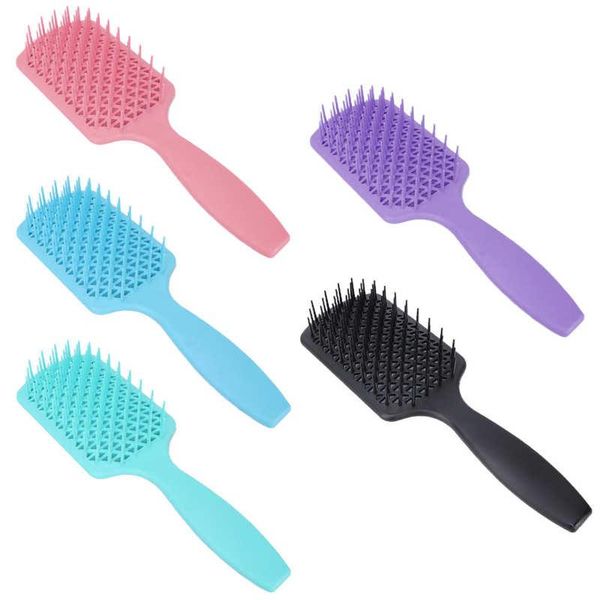hair brushes paddle detangling brush avoid loss frosted handle wet dry use for hairdressing, Silver
hair brushes paddle detangling brush avoid loss frosted handle wet dry use for hairdressing, Silver