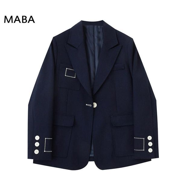 women's suits & blazers designer women 2021 autumn korean fashion loose solid color single button preppy style jacket, White;black
women's suits & blazers designer women 2021 autumn korean fashion loose solid color single button preppy style jacket, White;black