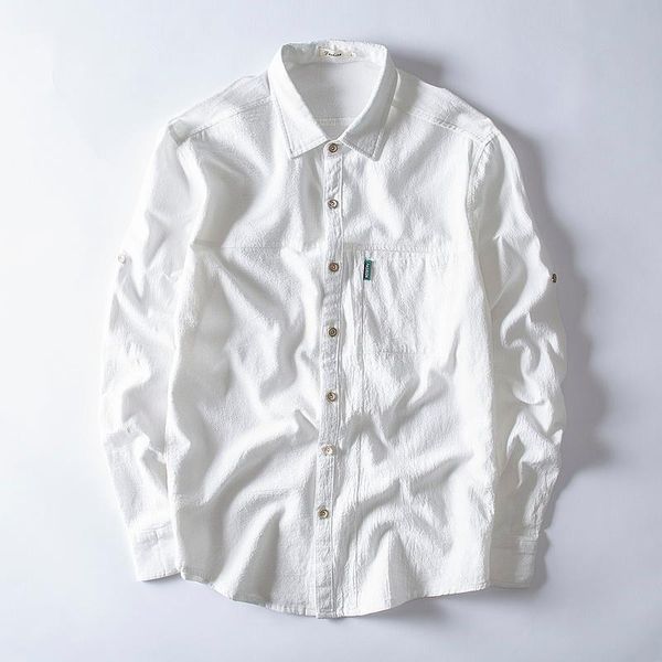 men's casual shirts 2021 autumn long-sleeved solid shirt men linen slim fashion cotton white turn-down collar male chemise camisa, White;black
men's casual shirts 2021 autumn long-sleeved solid shirt men linen slim fashion cotton white turn-down collar male chemise camisa, White;black