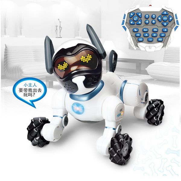 voice-controlled smart robots dog voice dialogue children's educational toy rc robot dog singing dancing robot toys for children
voice-controlled smart robots dog voice dialogue children's educational toy rc robot dog singing dancing robot toys for children