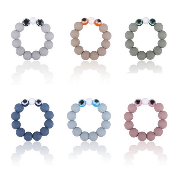 baby pacifiers infant feeding silicone teething beads newborn teeth practice toys food grade soother teether kids chew toy bracelet b8896
baby pacifiers infant feeding silicone teething beads newborn teeth practice toys food grade soother teether kids chew toy bracelet b8896