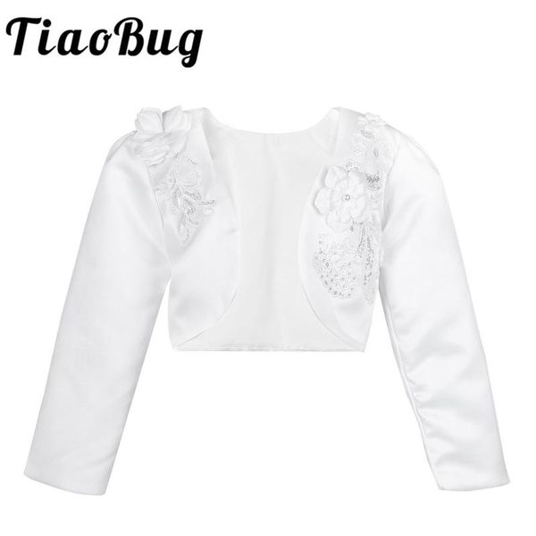 wraps & jackets tiaobug 3y-10y girls satin bolero jacket fashion embroidered shrug short cardigan for bridesmaids/flower wedding party, White
wraps & jackets tiaobug 3y-10y girls satin bolero jacket fashion embroidered shrug short cardigan for bridesmaids/flower wedding party, White