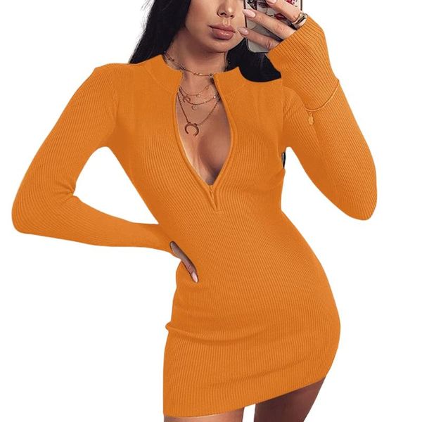 casual dresses womens knit bodycon dress long sleeve v neck jumper pencil, Black;gray
casual dresses womens knit bodycon dress long sleeve v neck jumper pencil, Black;gray