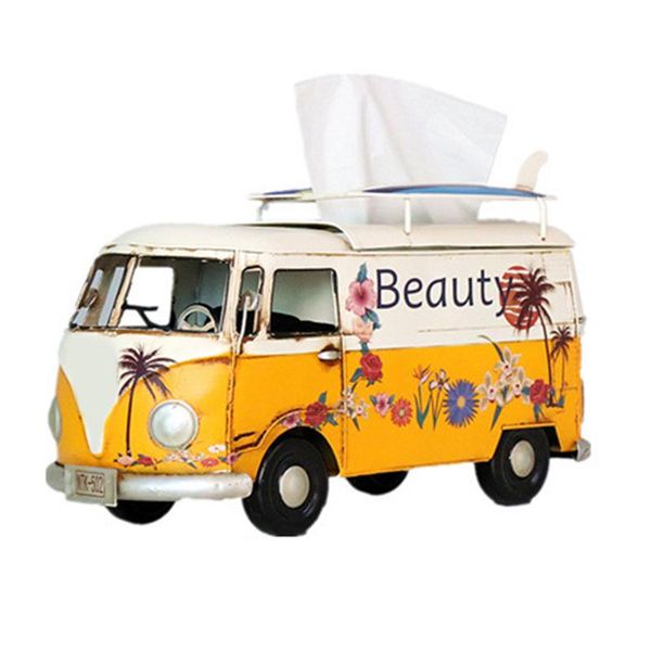 tissue boxes & napkins retro iron art flower bus box vintage model figurines car home decoration random color
tissue boxes & napkins retro iron art flower bus box vintage model figurines car home decoration random color