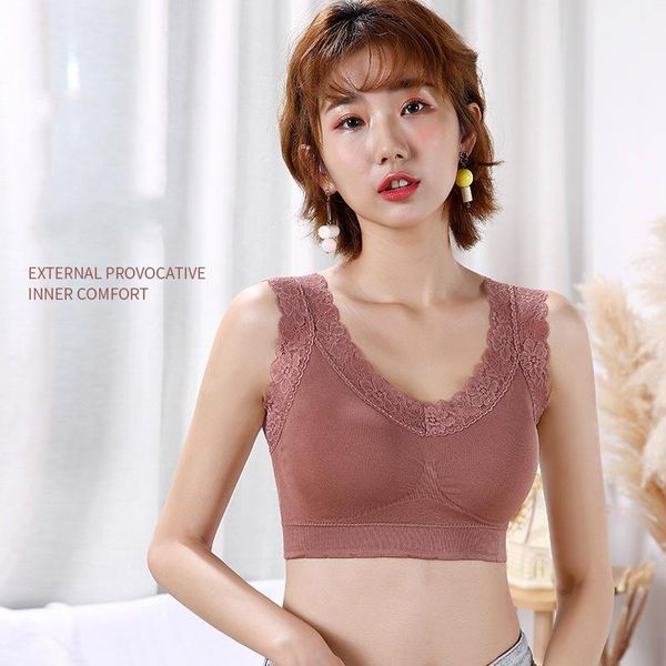 bras seamless bra women lingerie plus size wireless comfortable bralette woman brassiere underwear fitness sports vest, Red;black
bras seamless bra women lingerie plus size wireless comfortable bralette woman brassiere underwear fitness sports vest, Red;black