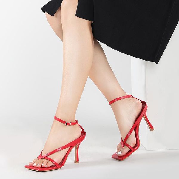 2021 summer new fashion pinch narrow band women gladiator sandal shoes ladies square open toe ankle buckle strap stiletto heels, Black
2021 summer new fashion pinch narrow band women gladiator sandal shoes ladies square open toe ankle buckle strap stiletto heels, Black