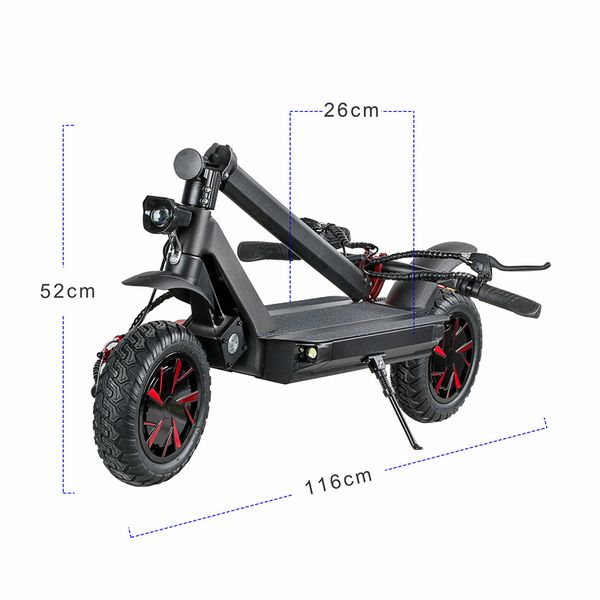 payment link only 52v 20.8ah electric scooter scooter off-road e-scooter 10 inch