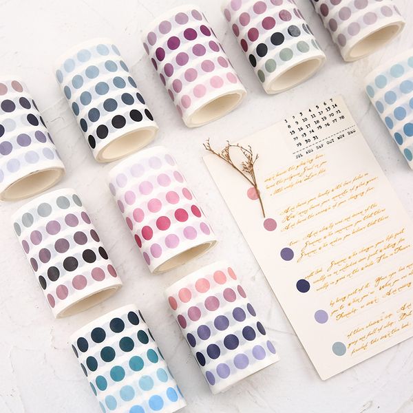 3pieces/lot 336 pcs/lot colorful dots washi tape japanese paper diy planner masking tape adhesive tapes stickers decorative stationery 2016
3pieces/lot 336 pcs/lot colorful dots washi tape japanese paper diy planner masking tape adhesive tapes stickers decorative stationery 2016