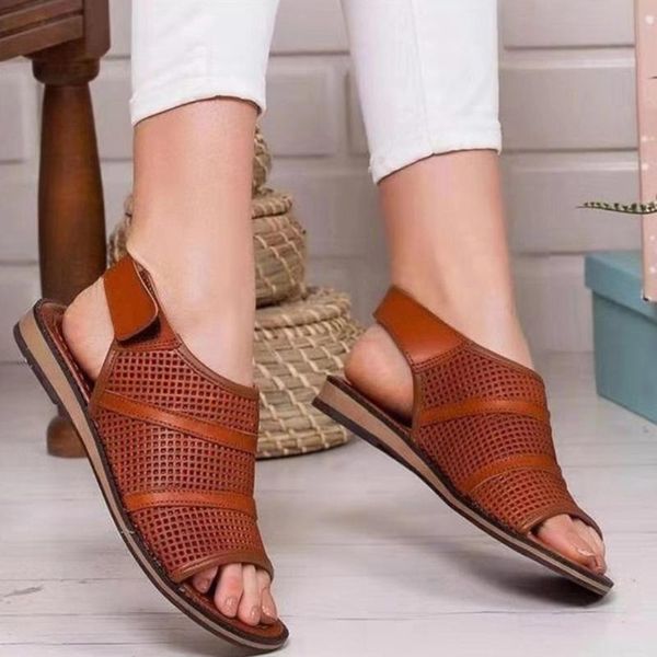 2021 vintage summer women flat sandals hollow out ladies pu vintage shoes woman peep toe gladiator female shoes, Black
2021 vintage summer women flat sandals hollow out ladies pu vintage shoes woman peep toe gladiator female shoes, Black
