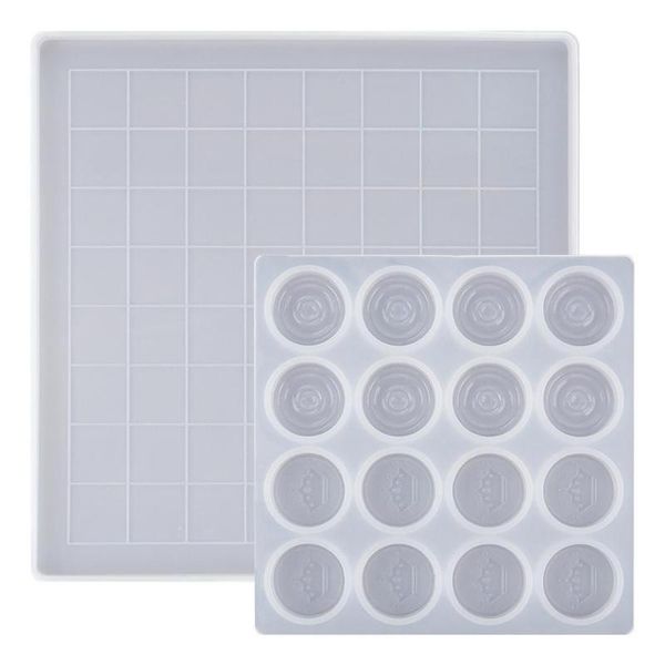 craft tools soap mold diy epoxy chess and draughts board pieces mirror silicone jewelry making baking cake 
craft tools soap mold diy epoxy chess and draughts board pieces mirror silicone jewelry making baking cake