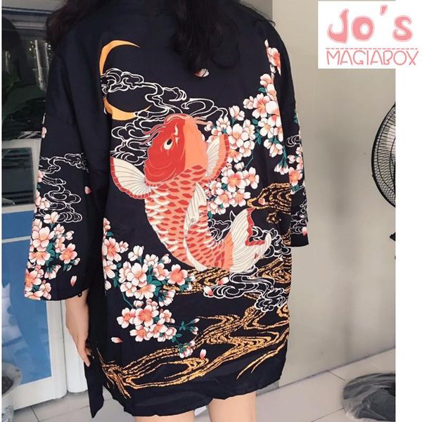 women's blouses & shirts summer fish japanese kimono cardigan female blouse women shirt jiu jitsu harajuku floral kawaii long plus size, White
women's blouses & shirts summer fish japanese kimono cardigan female blouse women shirt jiu jitsu harajuku floral kawaii long plus size, White