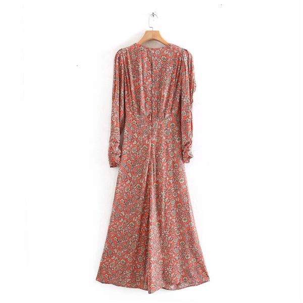 New Women 2021 Vintage Floral Print Draped Long Sleeves Back Opening Midi Dress Fashion Front Hem Vents Chic Dresses M7rm LQNH, Black;gray
New Women 2021 Vintage Floral Print Draped Long Sleeves Back Opening Midi Dress Fashion Front Hem Vents Chic Dresses M7rm LQNH, Black;gray