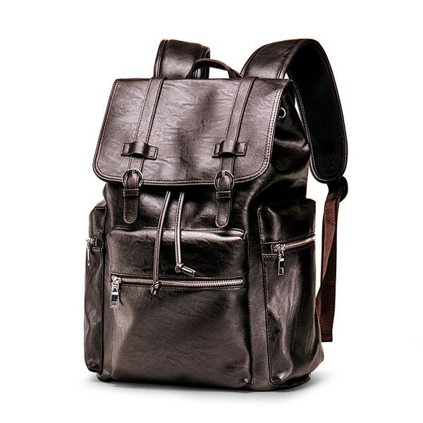backpack 2021 vintage men backpacks fashion pu leather male korean student boy business lapschool computer bag
backpack 2021 vintage men backpacks fashion pu leather male korean student boy business lapschool computer bag