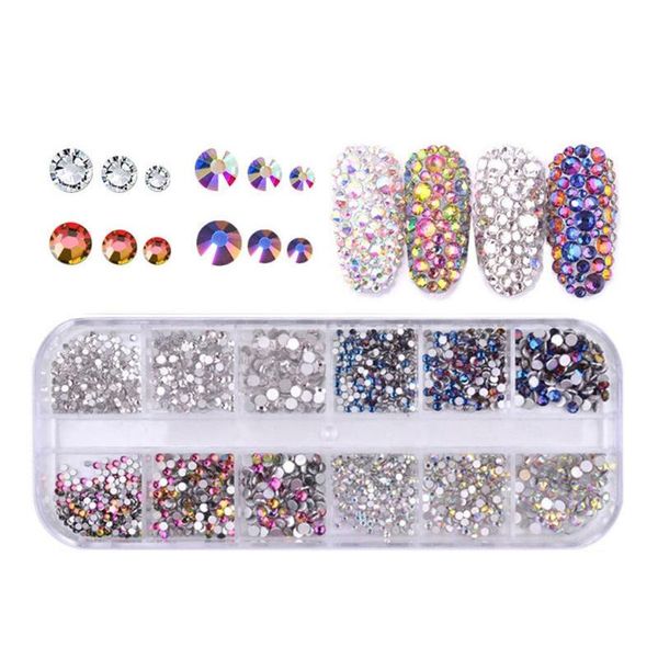 nail art decorations 12 grid 1440pcs mix sizes glass crystal non fix rhinestone flatback t4mb, Silver;gold
nail art decorations 12 grid 1440pcs mix sizes glass crystal non fix rhinestone flatback t4mb, Silver;gold