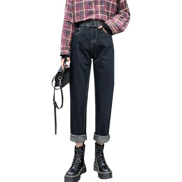 women's jeans factory sale straight leg boyfriend for women cotton korean loose mom high waist autumn winter pants, Blue
women's jeans factory sale straight leg boyfriend for women cotton korean loose mom high waist autumn winter pants, Blue
