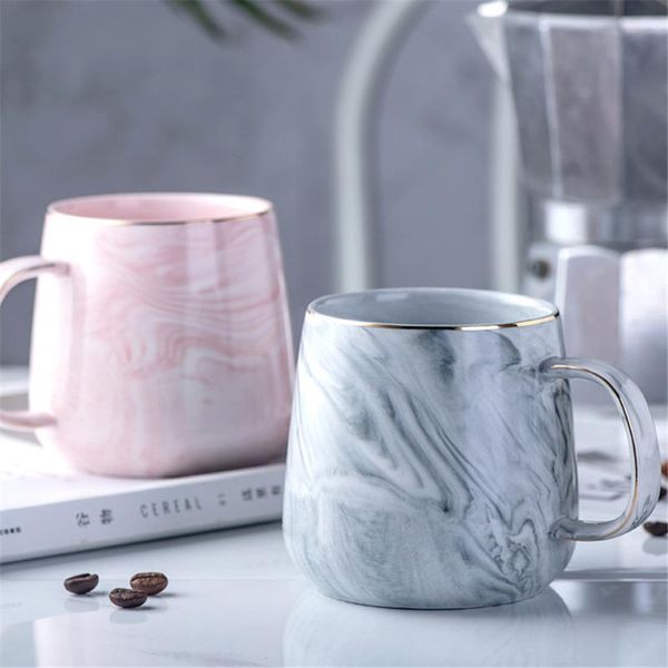 luxury marble pattern ceramic mug gold plated with handle mugs morning milk coffee cup pink gray couple gift household 1pcs
luxury marble pattern ceramic mug gold plated with handle mugs morning milk coffee cup pink gray couple gift household 1pcs