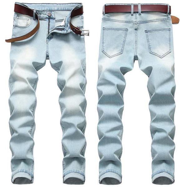 men's jeans spring and summer pants business large size loose straight trend all-match casual, Blue
men's jeans spring and summer pants business large size loose straight trend all-match casual, Blue