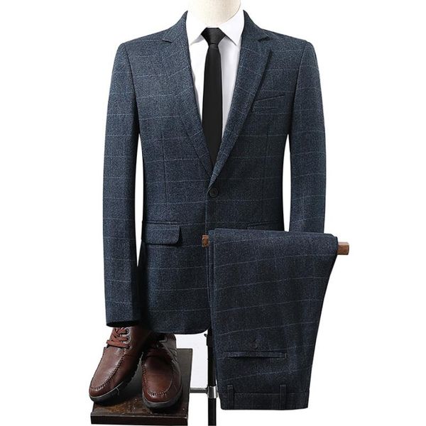 men's suits & blazers (jacket+pants) brand fashion men 's slim fit business suit 2 pieces mens tuxedos groom wedding 4xl, White;black
men's suits & blazers (jacket+pants) brand fashion men 's slim fit business suit 2 pieces mens tuxedos groom wedding 4xl, White;black