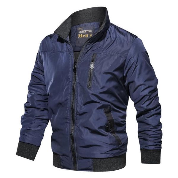 men's jackets autumn and winter outdoor solid color stand-up collar casual jacket slim flight suit bomber men, Black;brown
men's jackets autumn and winter outdoor solid color stand-up collar casual jacket slim flight suit bomber men, Black;brown