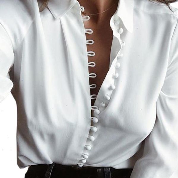 autumn spring blouse women long sleeve button casual solid lapel shirt women elegant blusas mujer, White
autumn spring blouse women long sleeve button casual solid lapel shirt women elegant blusas mujer, White