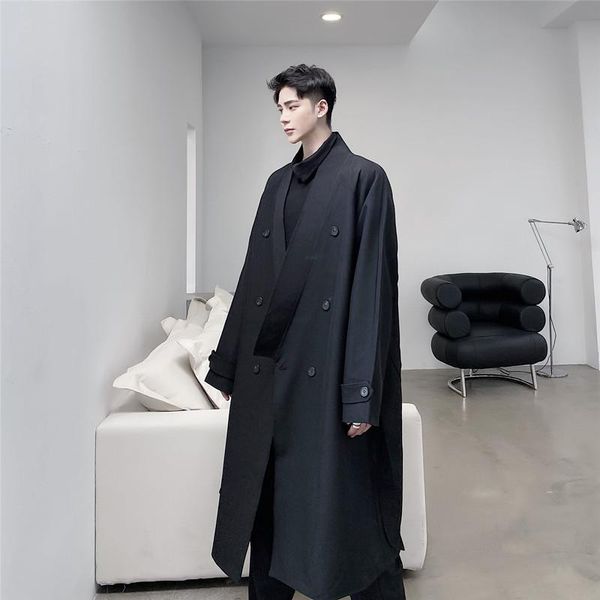 men's trench coats medium and long casual windbreaker coat winter fashion lace up loose design v-neck double breasted, Tan;black
men's trench coats medium and long casual windbreaker coat winter fashion lace up loose design v-neck double breasted, Tan;black