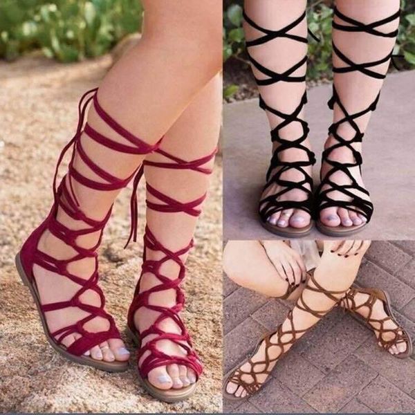 sandals gladiator women flock soft platform peep toe rome summer lace up vogue shoes woman plus size, Black
sandals gladiator women flock soft platform peep toe rome summer lace up vogue shoes woman plus size, Black