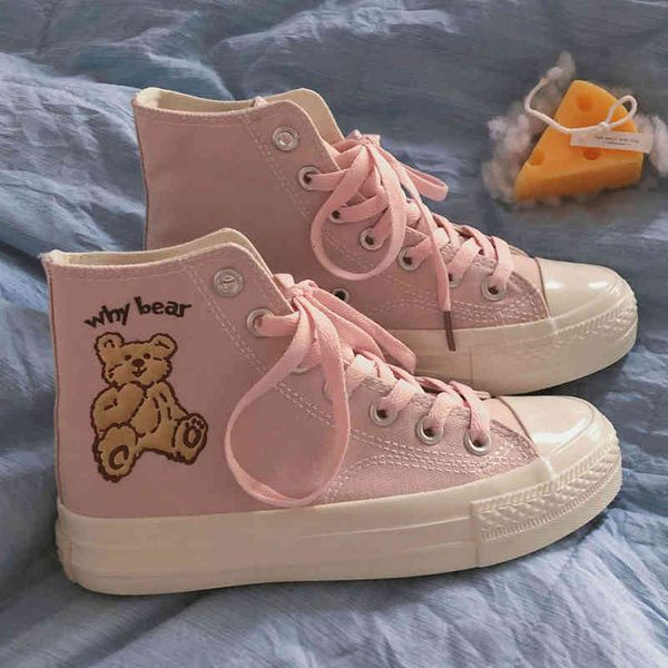 dress shoes kawaii bear zapatillas mujer female pink apricots casual sutuents canvas shoes fashion ladies 5hln, Black
dress shoes kawaii bear zapatillas mujer female pink apricots casual sutuents canvas shoes fashion ladies 5hln, Black