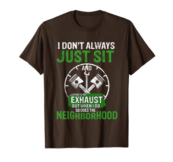 mechanic i don't always just sit and listen to my exhaust t-shirt, White;black
mechanic i don't always just sit and listen to my exhaust t-shirt, White;black