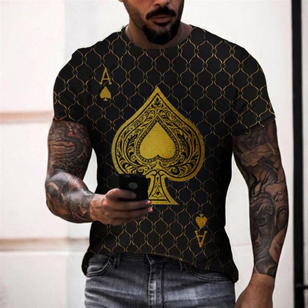 men's t-shirts 2021 fashion spades a print casual sports street trend t-shirt spring and summer ami kai, White;black
men's t-shirts 2021 fashion spades a print casual sports street trend t-shirt spring and summer ami kai, White;black