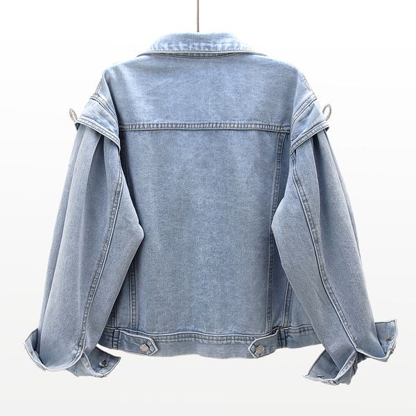 2021 spring fashion diamonds bow denim women chaqueta mujer loose student outerwear korean short jeans jacket coat female 57ug, Black;brown
2021 spring fashion diamonds bow denim women chaqueta mujer loose student outerwear korean short jeans jacket coat female 57ug, Black;brown