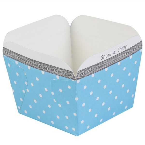 disposable cups & straws 100pcs paper cupcake square cake cup heat-resistant dessert bowls mini box party supplies (blue dot)
disposable cups & straws 100pcs paper cupcake square cake cup heat-resistant dessert bowls mini box party supplies (blue dot)