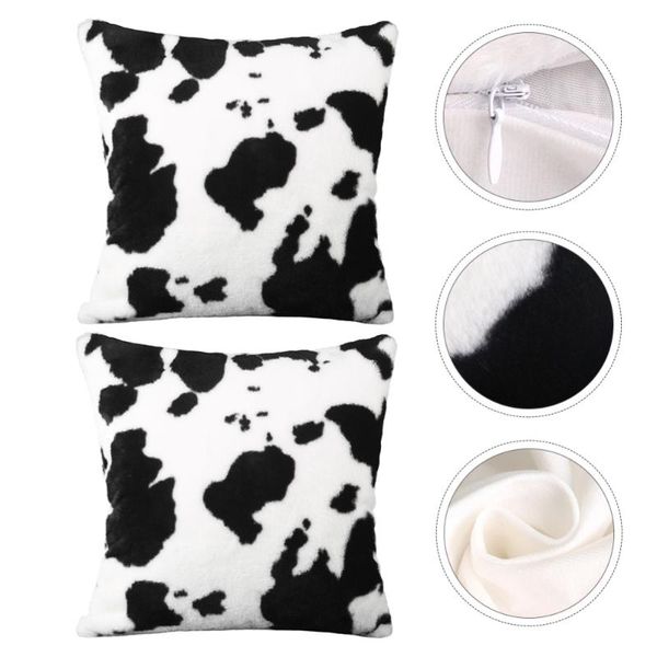 cushion/decorative pillow 2pcs cow printed cushion cover square throw case protection 
cushion/decorative pillow 2pcs cow printed cushion cover square throw case protection