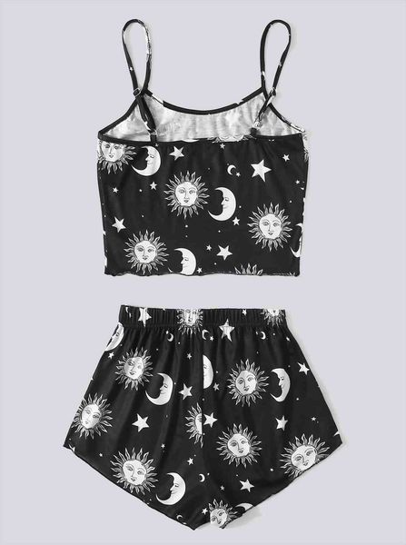 summer style vest comfortable womens sleepwears shorts cartoon pajamas strap set home tight, Black;red
summer style vest comfortable womens sleepwears shorts cartoon pajamas strap set home tight, Black;red