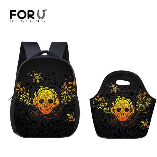 school bags forudesigns personlized skull design 12inch backpack fashion schol and lunch 2pcs set for primary student mochila
school bags forudesigns personlized skull design 12inch backpack fashion schol and lunch 2pcs set for primary student mochila