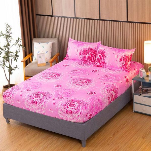 sheets & sets rose flower 3pcs/set (1bed bedspread + 2pcs case) bed sheet for king/queen home textile bedding non-slip f0731
sheets & sets rose flower 3pcs/set (1bed bedspread + 2pcs case) bed sheet for king/queen home textile bedding non-slip f0731