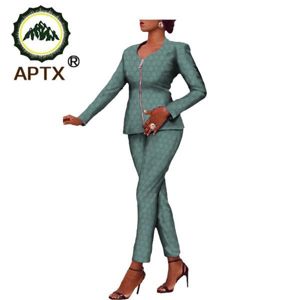 women's two piece pants african batik jacquard jacket suit for women aptx regular zipper ankle length slim cotton ta722634, White
women's two piece pants african batik jacquard jacket suit for women aptx regular zipper ankle length slim cotton ta722634, White