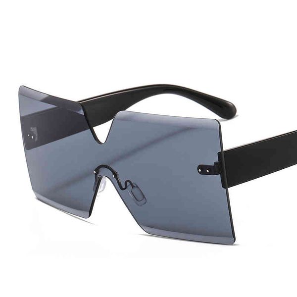 big frame glass oversized vintage sunglass one piece trendy oversized sunglass, White;black
big frame glass oversized vintage sunglass one piece trendy oversized sunglass, White;black