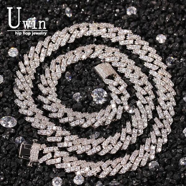chains uwin 8mm cuabn chain cz iced out spring clasp link necklaces zircon pave luxury blingbling jewelry fashion hiphop, Silver
chains uwin 8mm cuabn chain cz iced out spring clasp link necklaces zircon pave luxury blingbling jewelry fashion hiphop, Silver