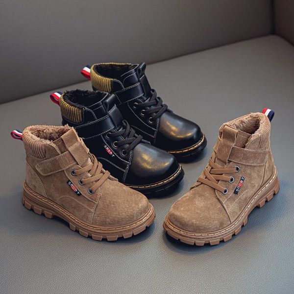boots 2021 winter plush thickened british style little boys' cotton shoes korean version middle and big children, Black;grey
boots 2021 winter plush thickened british style little boys' cotton shoes korean version middle and big children, Black;grey