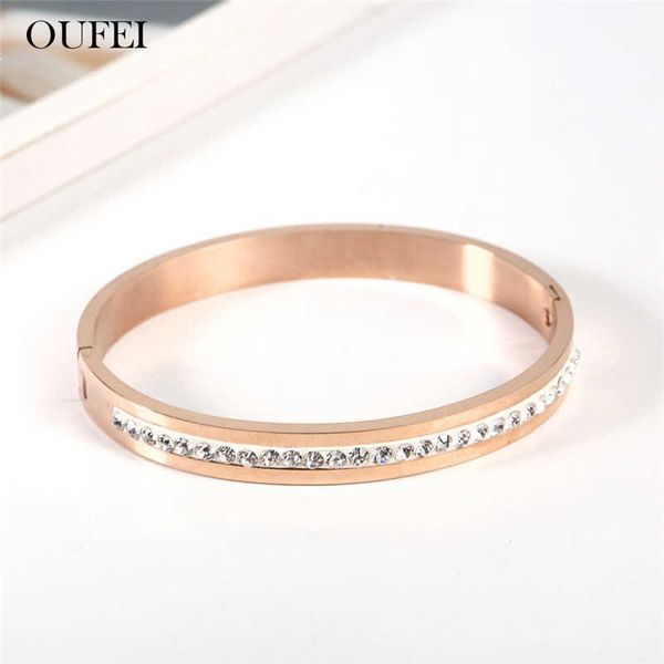 oufei stainless steel jewelry woman accesories rose gold cuff bracelets bangles for women ng jewellery q0719, Black
oufei stainless steel jewelry woman accesories rose gold cuff bracelets bangles for women ng jewellery q0719, Black