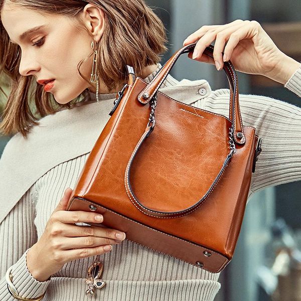cross body genuine leather oil wax cowhide women handbag shoulder bucket bag retro classic all-match crossbody lady bags
cross body genuine leather oil wax cowhide women handbag shoulder bucket bag retro classic all-match crossbody lady bags